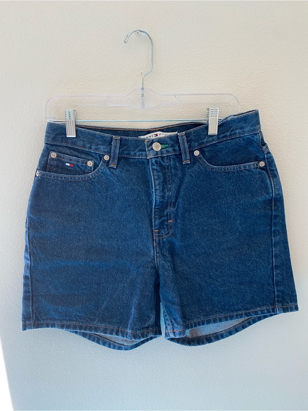 Vintage 90s Tommy Hilfiger High Rise Denim Shorts